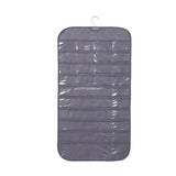Double-sided 80-pocket Jewelry Storage Bag Non-woven Fabric Rack