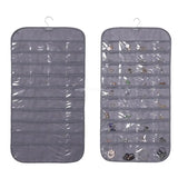 Double-sided 80-pocket Jewelry Storage Bag Non-woven Fabric Rack