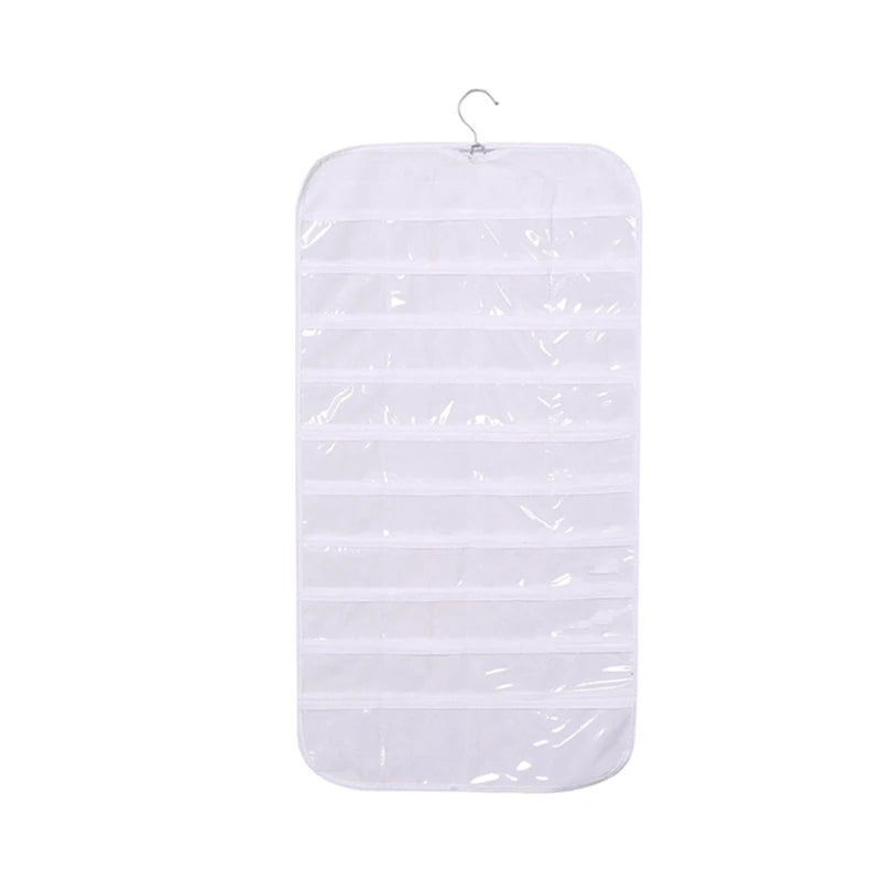 80-Pocket Double-Sided Jewelry Chain Storage Bag