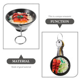 Rice Bowl Key Chain Decor Hanging Pendant Doll Accessory