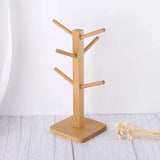 Wood Jewelry Display Stand Necklace Ring Bracelet Organizer