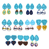 Silicone Pendant Keychain & Earrings Casting Mold