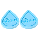 Silicone Pendant Keychain & Earrings Casting Mold