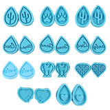 Silicone Pendant Keychain & Earrings Casting Mold