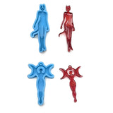 Dancing Girls Resin Pendant Molds for DIY Crafts