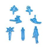 Dancing Girls Resin Pendant Molds for DIY Crafts