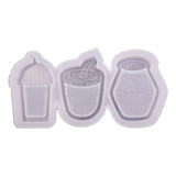 Silicone Mold for Milk Tea Cup Keychain DIY Crafts