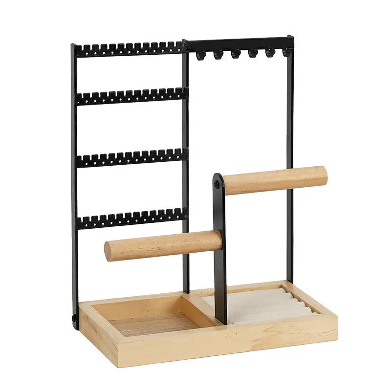 Metal Earring Display Stand Organizer Jewelry Holder for 48 Pairs Earrings