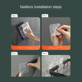 Hanging Storage Rack Shelf Dish Drainer Sponge Holder Sink Drain Rack Basket
