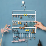 Wall Mounted Jewelry Storage Rack for Earrings and Necklaces
