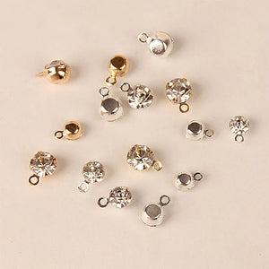 Double Hanging Glass Claw Drill DIY Earrings Bracelet Pendant