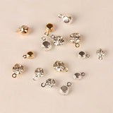 Double Hanging Glass Claw Drill DIY Earrings Bracelet Pendant