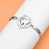 Dental Crystal Tooth Bangle Bracelet Dentist Jewelry