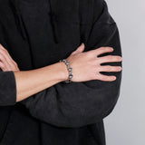 HaoYi Stainless Steel Boxing Gloves Bracelet Men Chain Bracelets Jewelry Gift