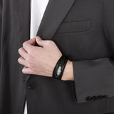 Feather Leather Bracelet For Men Multilayer Chain
