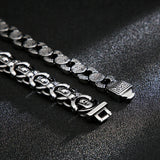 Skull Link Chain Bracelet Men Punk Rock Cuff Jewelry