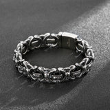 Skull Link Chain Bracelet Men Punk Rock Cuff Jewelry