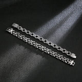 Skull Link Chain Bracelet Men Punk Rock Cuff Jewelry