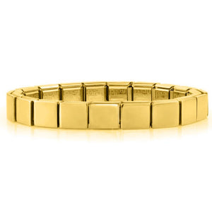 Detachable 9mm Square Stainless Steel 20 Links Bracelet Bangle
