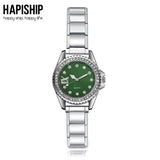 CZ Watch Stainless Steel Bracelet Bangle for Party