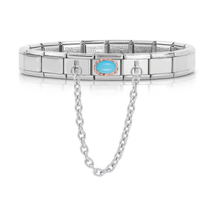 Romantic Ellipse Charm Stainless Steel Bracelet Bangle GDJ210