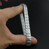Western 9mm Heart Bracelet Bangle for Women Men