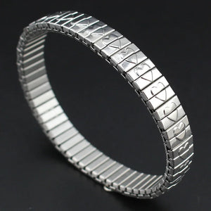 Western 9mm Heart Bracelet Bangle for Women Men