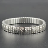 Western 9mm Heart Bracelet Bangle for Women Men