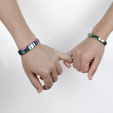 Colorful Stainless Steel Bracelet Bangle Wedding Gift G073