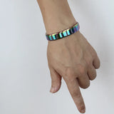 Colorful Stainless Steel Bracelet Bangle Wedding Gift G073