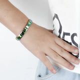 Colorful Stainless Steel Bracelet Bangle Wedding Gift G073