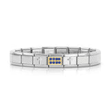 Romantic CZ Charm Bracelet Birthday Gift Bangle GDJ214