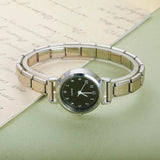 Women's Stainless Steel Rose Watch Bracelet Bangle Gift