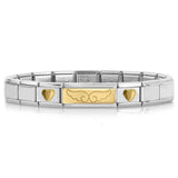 Girls Bracelet Angel Wings /3 Hearts Love Bangle DJ229
