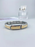Girls Bracelet Angel Wings /3 Hearts Love Bangle DJ229