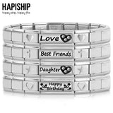 Sweet Love Daughter Charm Bracelet Gift for Women G096