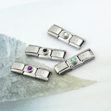 Girls Sweet Cross Star CZ Charm Links DIY Bracelet Birthday Gift