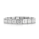 Girls Sweet Cross Star CZ Charm Links DIY Bracelet Birthday Gift