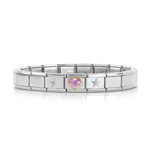 Sweet Heart Star Charm Bracelet - Birthday Gift Bangle