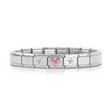 Sweet Heart Star Charm Bracelet - Birthday Gift Bangle