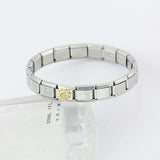 Sweet Shell Starfish Moon Star CZ Charm Links Bracelet Gift Bangle G179