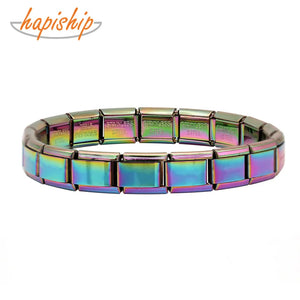Colorful Stainless Steel Bracelet Bangle Girls Wedding Gift