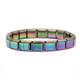 Colorful Stainless Steel Bracelet Bangle Girls Wedding Gift