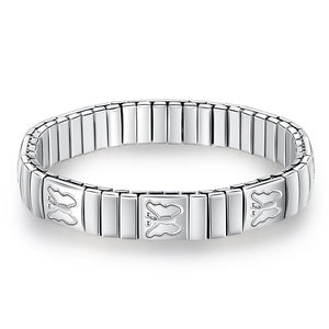 Butterfly Elastic Stainless Steel Bracelet Jewelry