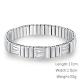Butterfly Elastic Stainless Steel Bracelet Jewelry