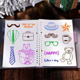 Happy Birthday Bear Clear Stamps for Card Making DIY Scrapbooking