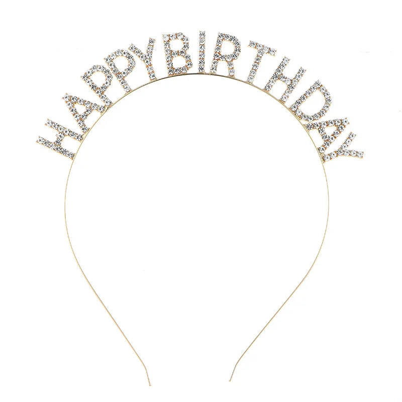 Birthday Party Headband - Lettered Party Headdress