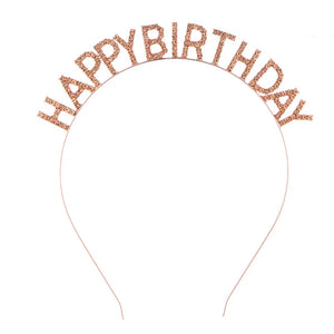 Birthday Party Headband - Lettered Party Headdress