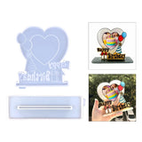 Birthday Photo Frame Ornaments Mold for Resin Casting