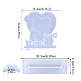 Happy Birthday Photo Frame Ornaments Silicone Molds for Epoxy Resin DIY Craft